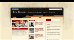 Desktop Screenshot of carlgombrich.org